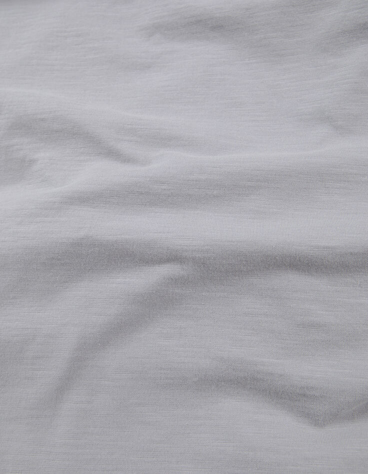 Polo azur coton bio flamm&eacute; Homme-7