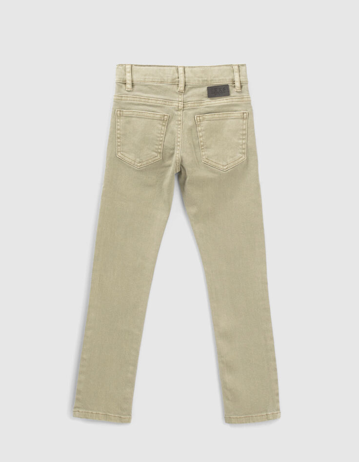 Jean slim kaki clair gar&ccedil;on-3
