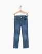 Blauwe slim meisjesjeans-2