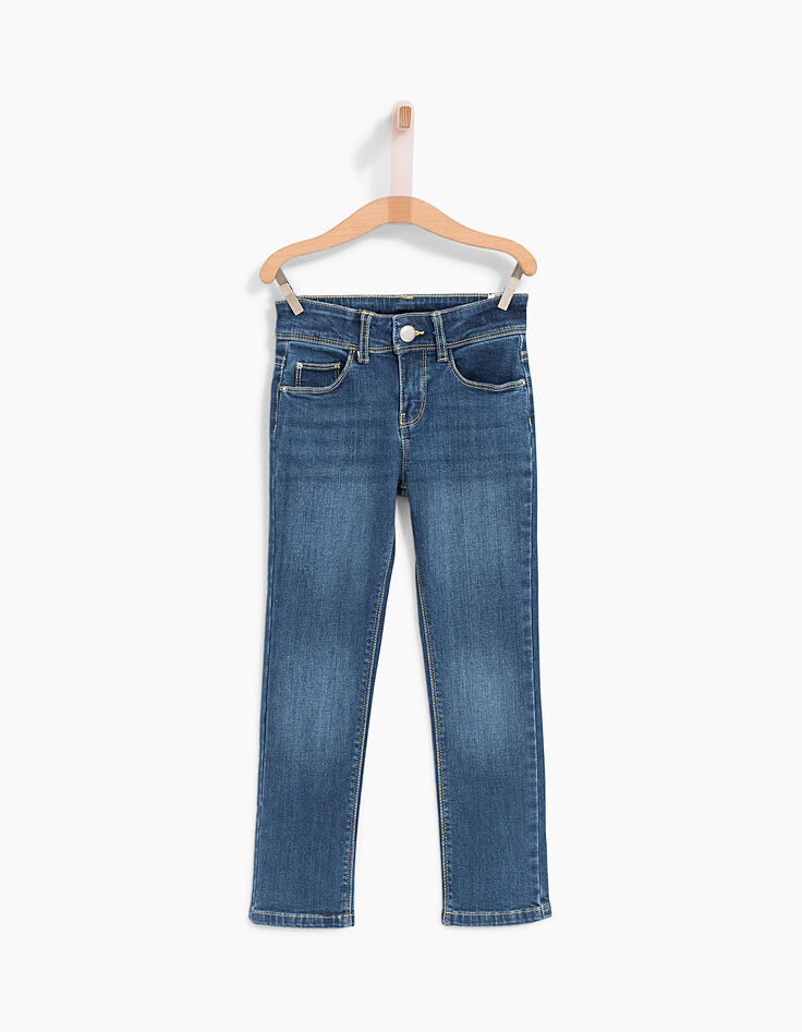Blauwe slim meisjesjeans-2