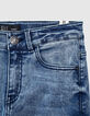 Vaquero skinny medium blue niño -2