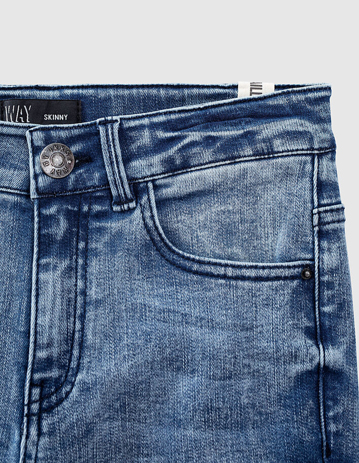Vaquero skinny medium blue niño -2