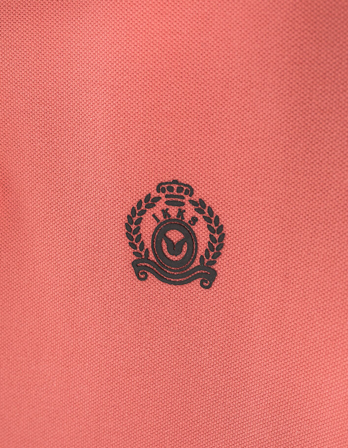 Mens’ Indian pink polo shirt - IKKS