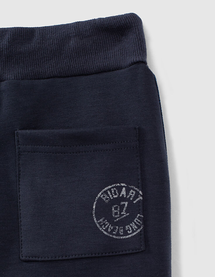 Jogging navy tech fleece con bandas laterales niño -4 Jogging navy tech fleece con bandas laterales niño -4