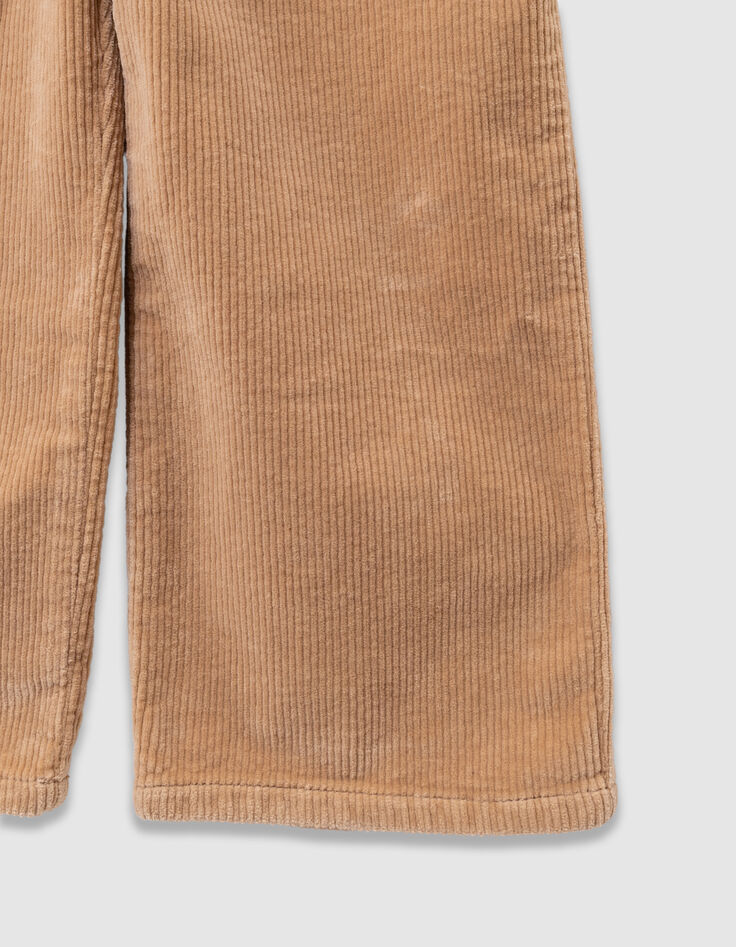 Girls’ beige corduroy jumpsuit-4 Girls’ beige corduroy jumpsuit-4