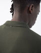 Men’s bronze mixed-fabric IKKS BETTER polo shirt-5