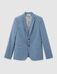 Horizontfarbenes Herrensakko TRAVEL SUIT-6