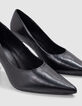 Bombas de cuero glacé negro Ligne 111 Femme-4