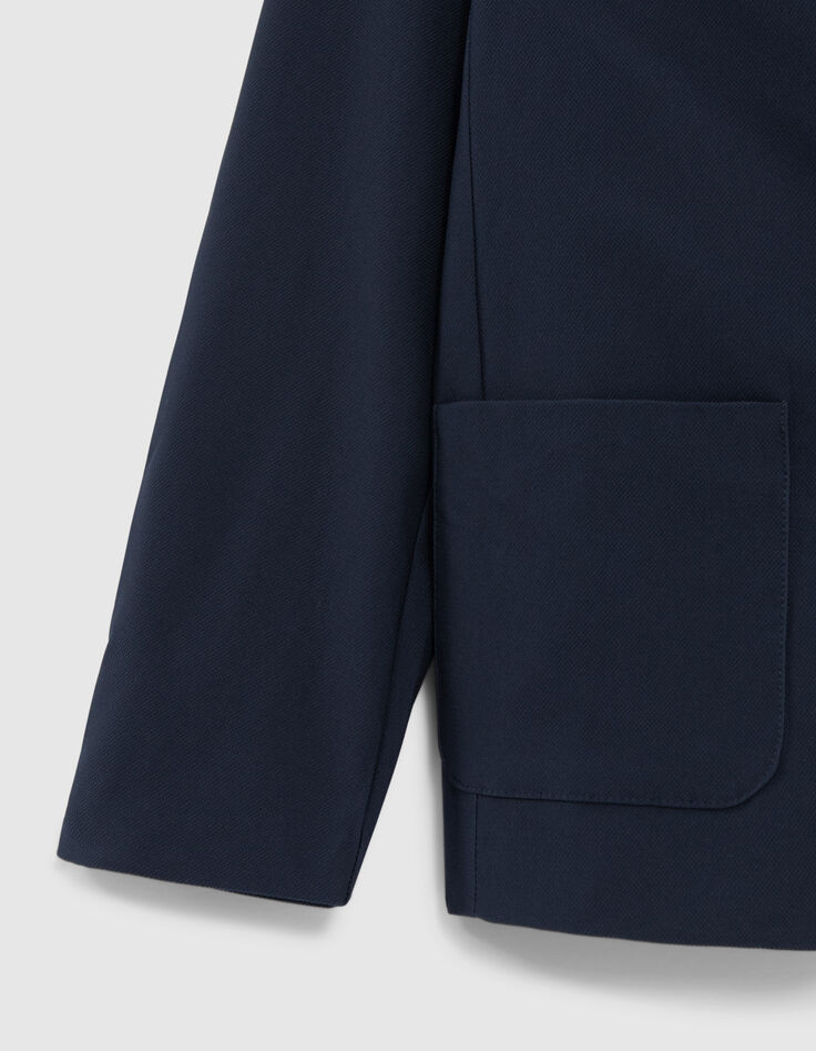 Veste de costume marine légère garçon-5