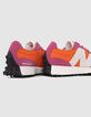 Sneakers NEW BALANCE 327 orange et rose Femme-5