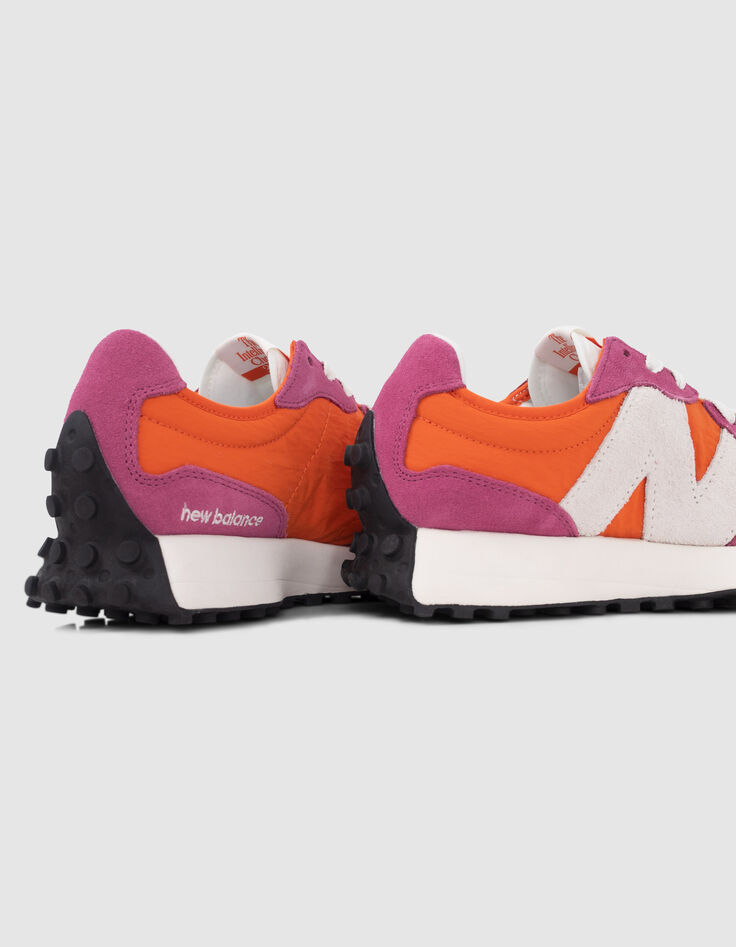 Sneakers NEW BALANCE 327 orange et rose Femme-5