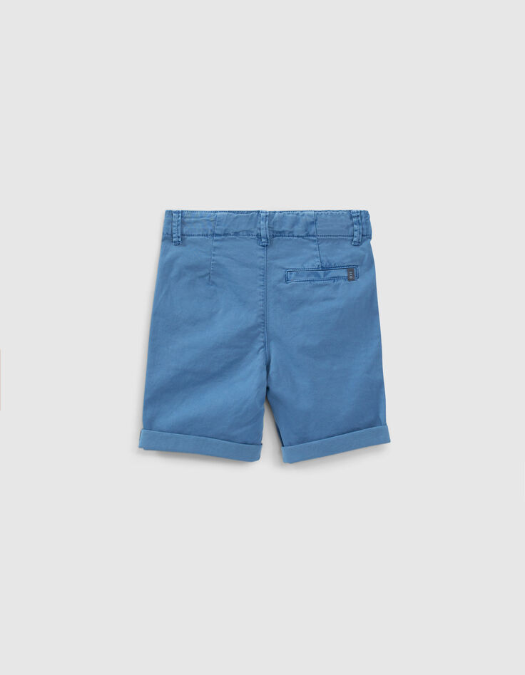 Blaue Chino-Jungenbermudas-2