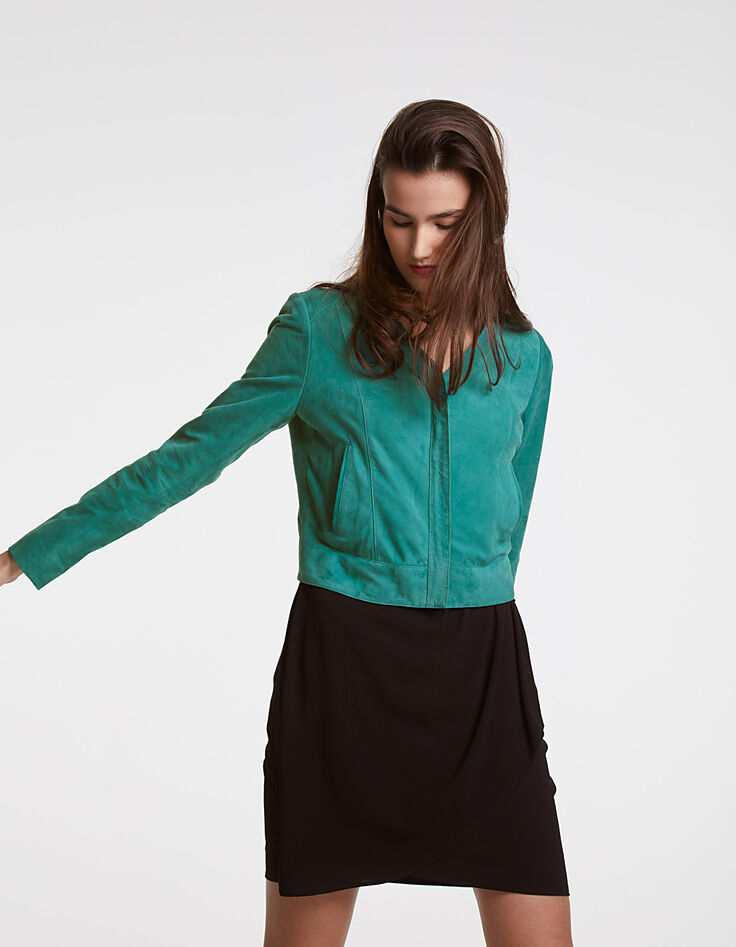Blouson tailleur cuir femme-5 Blouson tailleur cuir femme-5