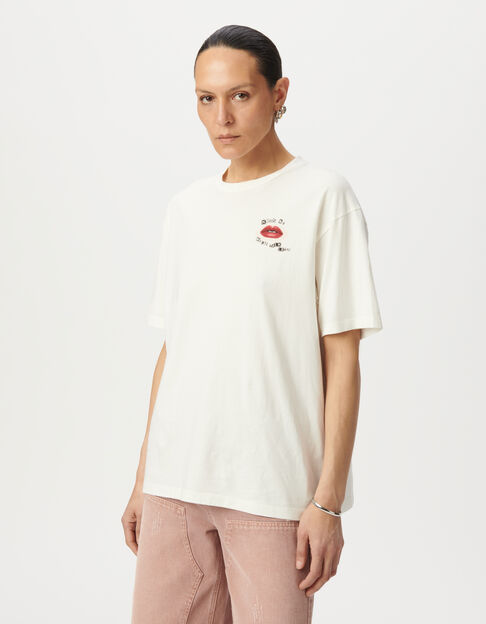 T-Shirt weiß visuell mundgerecht - IKKS