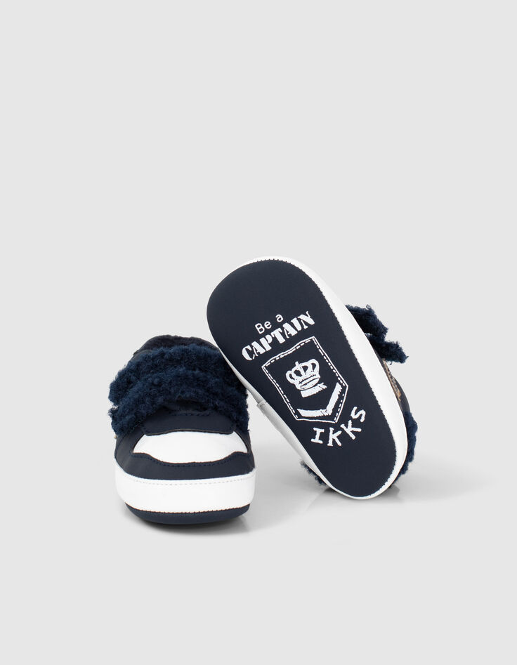 Sneakers mit Fleece-Klettverschluss für Babyjungen-5