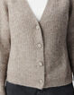 Cardigan sésame tricot Femme-5