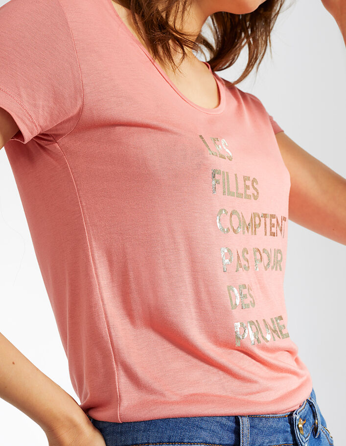 T-Shirt Les filles comptent pas pour des prunes I.Code - I.CODE