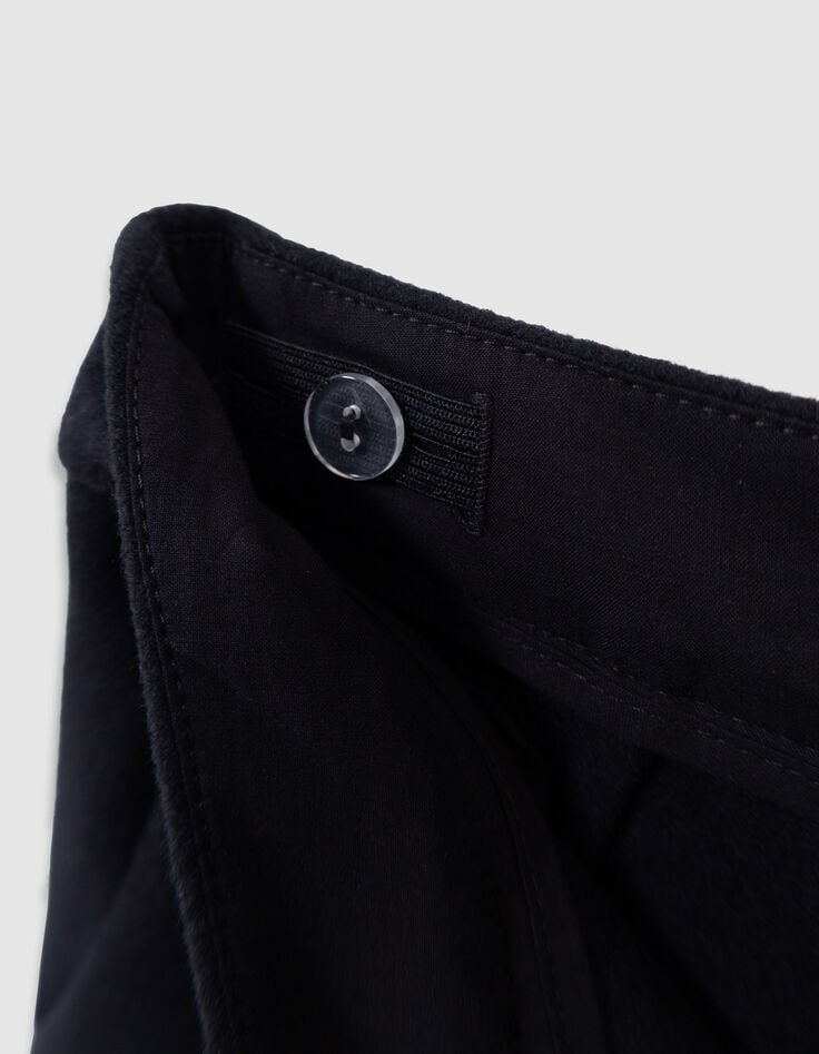 Jupe-short noire lainage fille-8 Jupe-short noire lainage fille-8