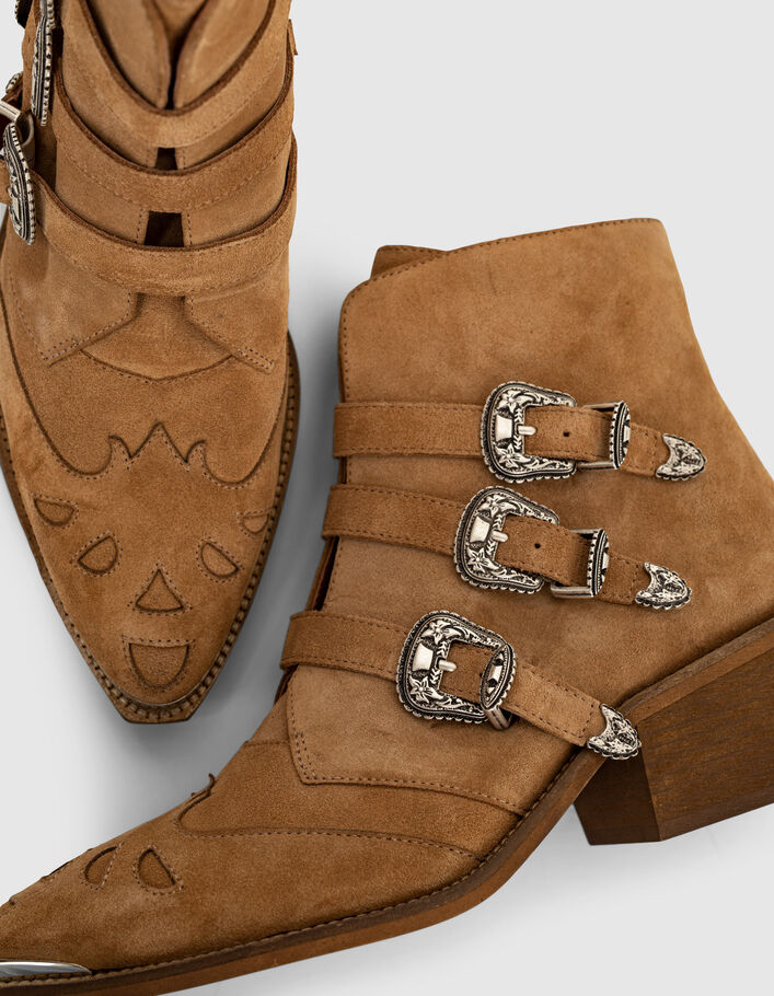 Vanessa Dam cowboyboots 9653A - Camel