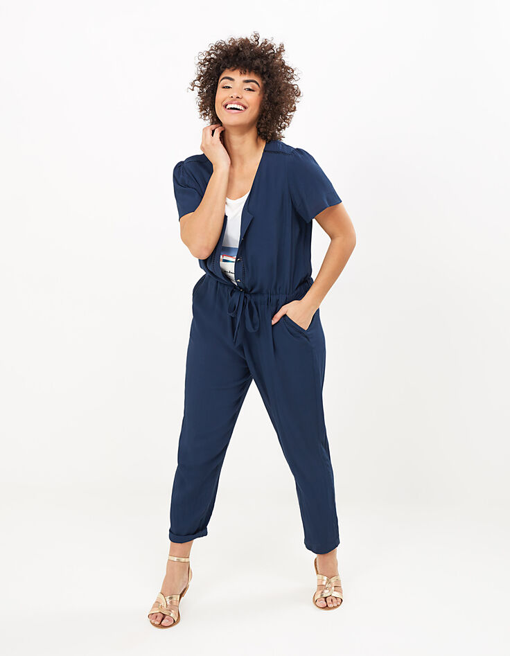 Marineblauer Ajours-Overall I.Code-7 Marineblauer Ajours-Overall I.Code-7