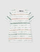 Camiseta mastic jaspeado orgánico rayas hojas niño -1