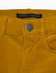 Boys' yellow trousers -4
