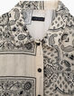 Blusa 2 en 1 cruda estampado bandana y top tirantes niña-3