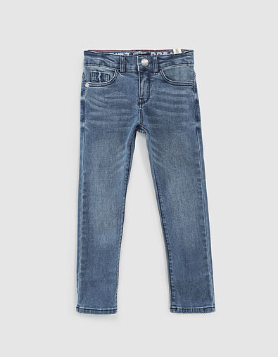 Vaquero slim medium blue algod&oacute;n bio con cintur&oacute;n ni&ntilde;o  - IKKS