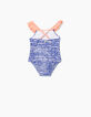 Blauw badpak met hartjesprint voor babymeisjes-3