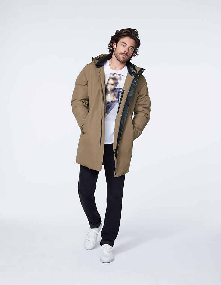 Parka beige matelassage DUPONT™SORONA® noir Homme-7