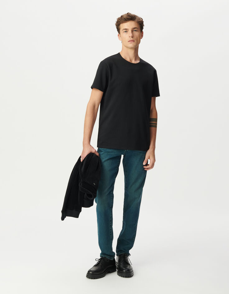 Camiseta negra planchable DRY FAST para hombre-2 Camiseta negra planchable DRY FAST para hombre-2