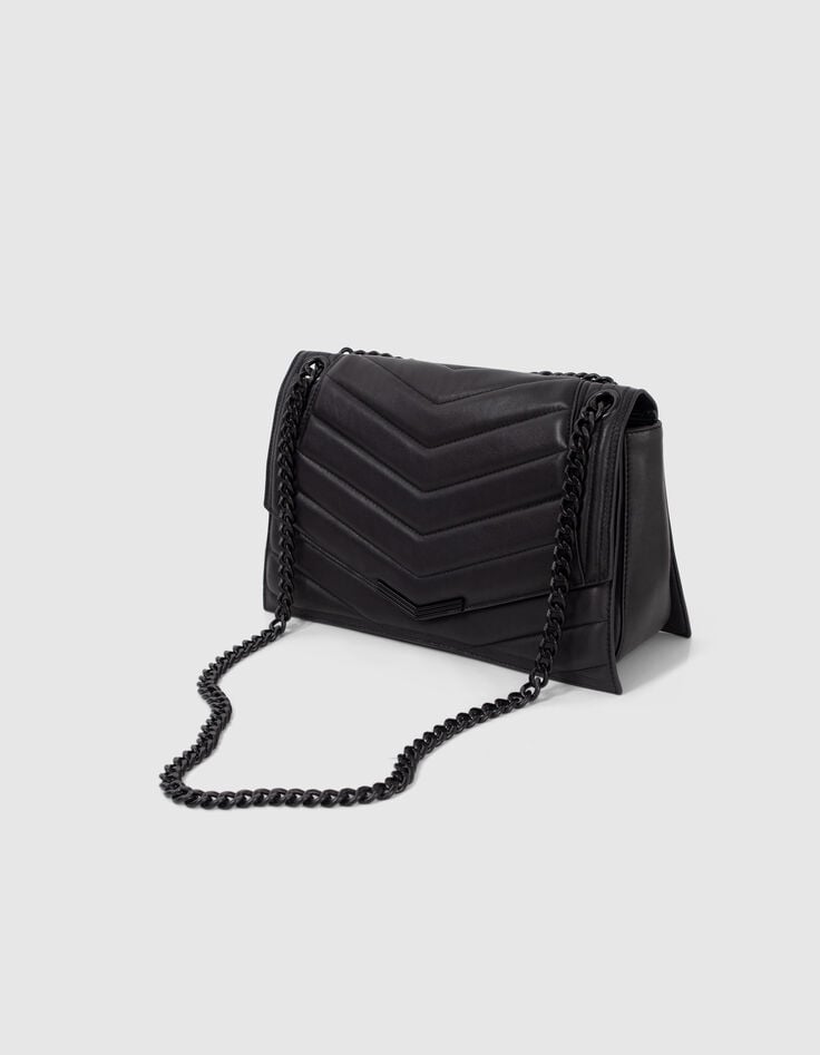 Women’s black quilted leather THE 1 Timeless bag Size L-7