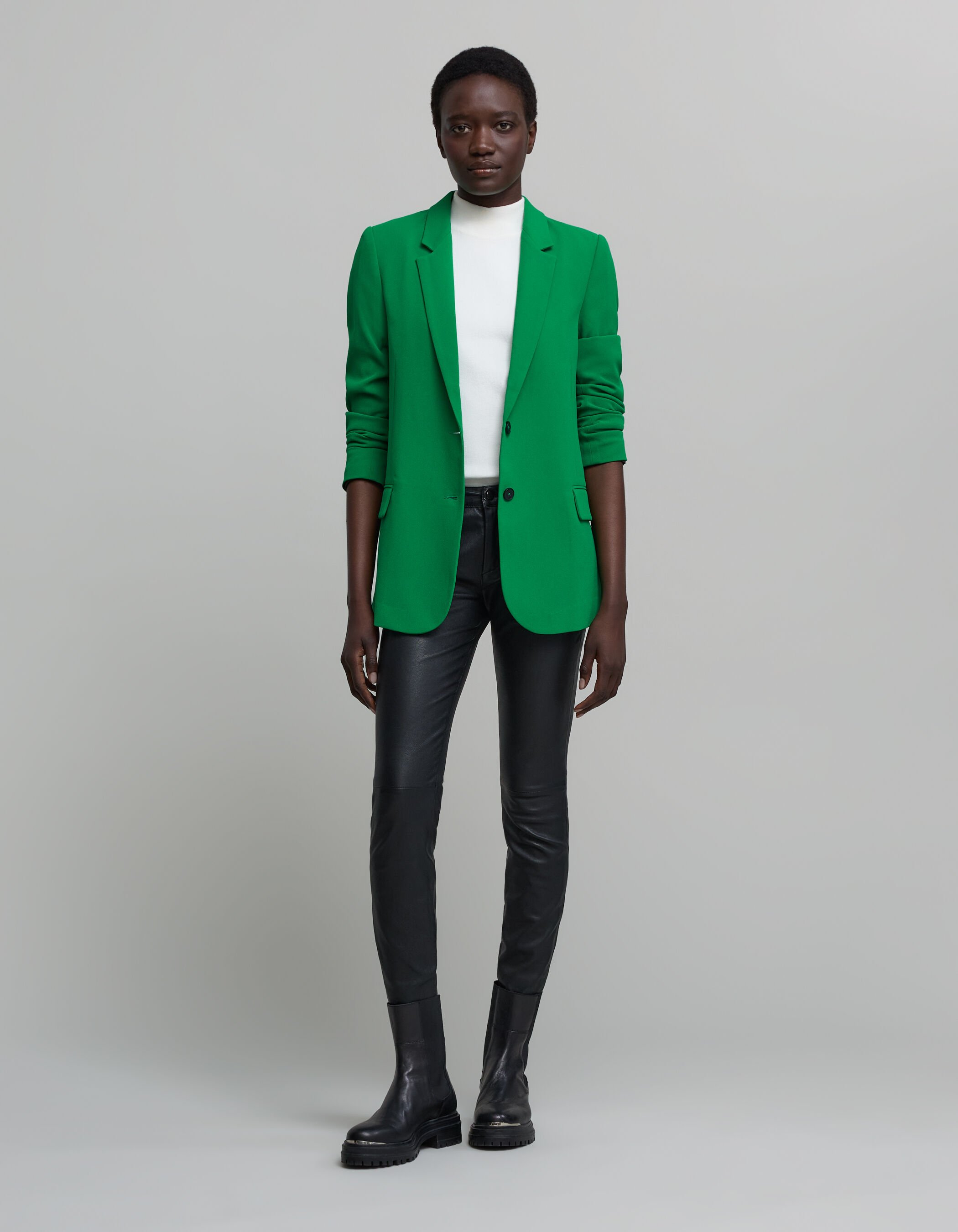 Polyester blazer cheap