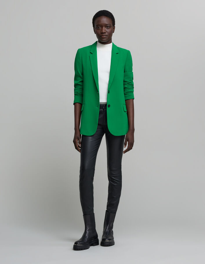 Veste Blazer Femme Costume Vert Femme Veste Blazer Coupe Droite