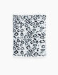 Girls’ off-white, black and grey leopard snood-2
