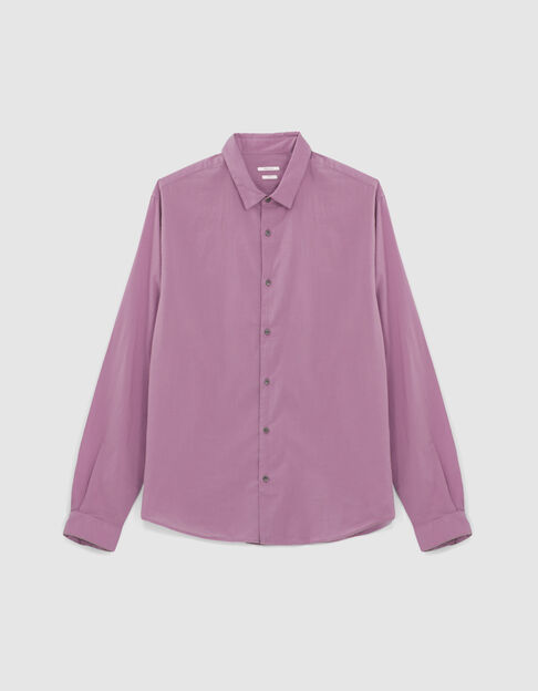 Men’s pink voile SLIM shirt - IKKS