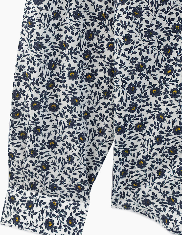 Chemise slim motifs fleurs Homme-4