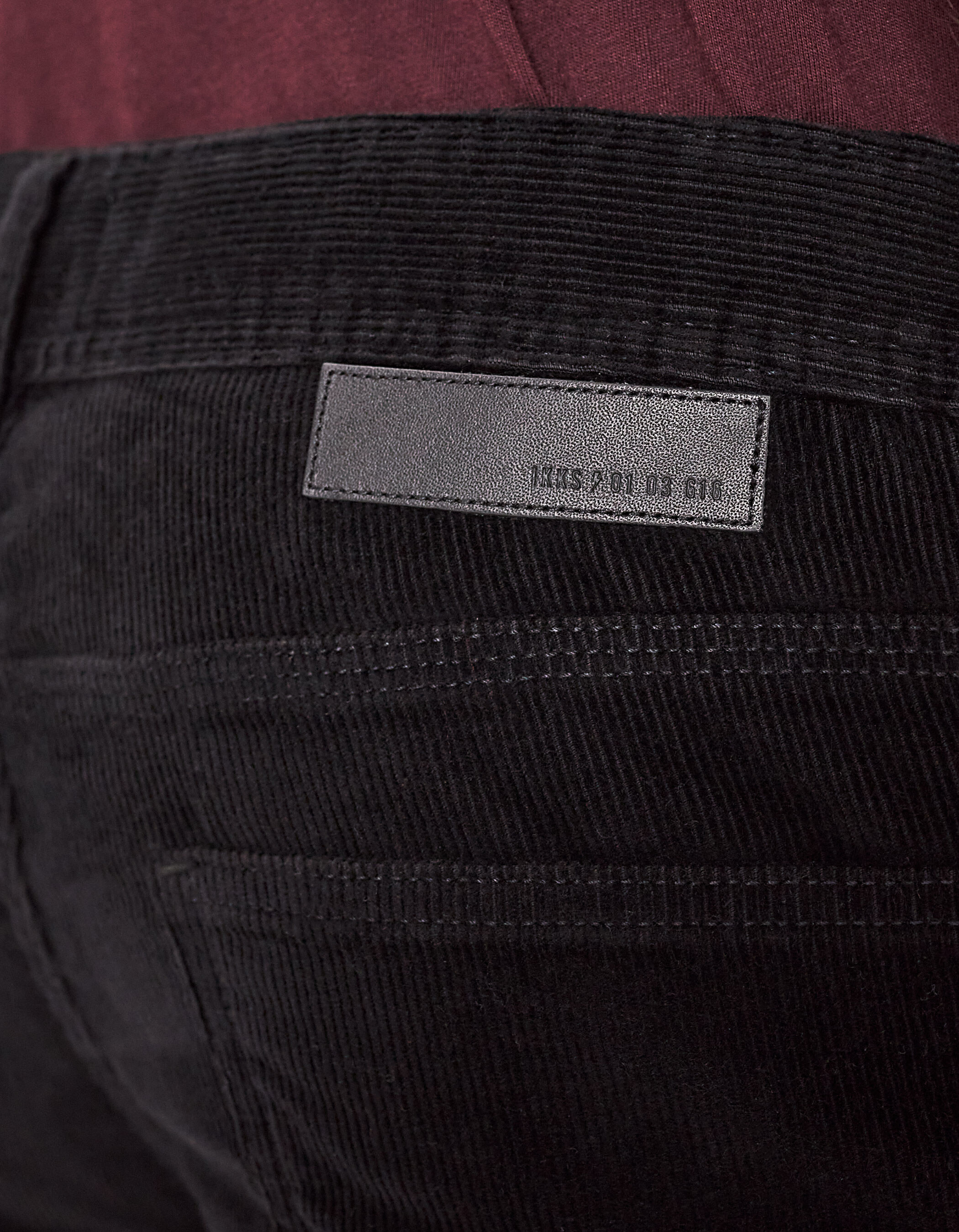 Pantalon noir velour homme top