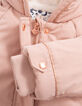 Parka rose fourrée bébé fille-6