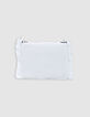 Beige Handtasche mit Stickerei und Perlen-4
