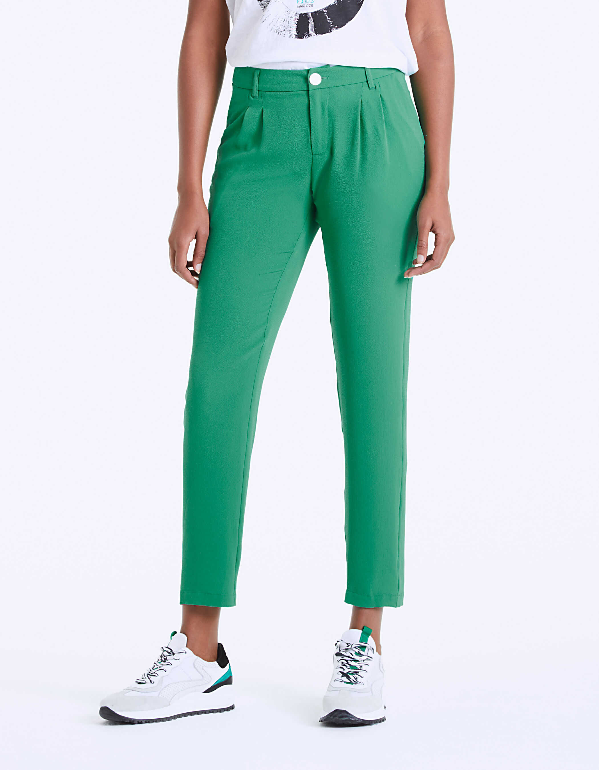 Pantalon fluide sales crêpe femme
