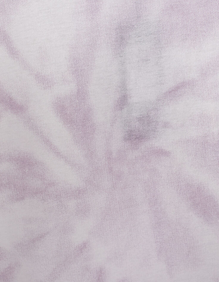T-shirt blanc cassé bio tie and dye à maxi typo fille-6 T-shirt blanc cassé bio tie and dye à maxi typo fille-6