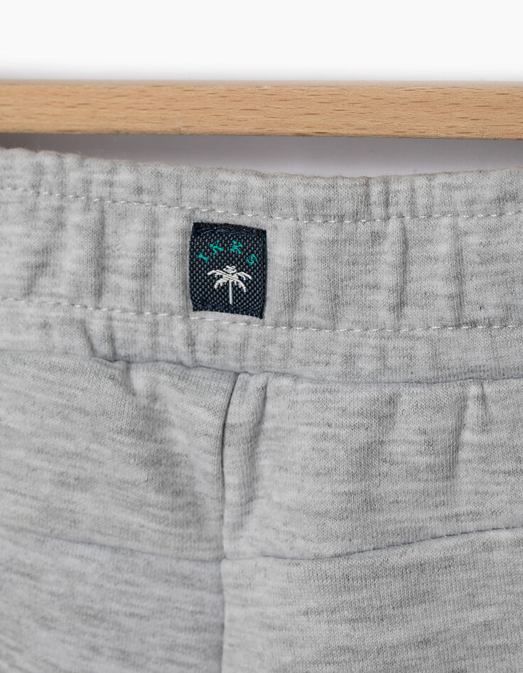 Pantalon molleton gris et navy b&eacute;b&eacute; gar&ccedil;on -5