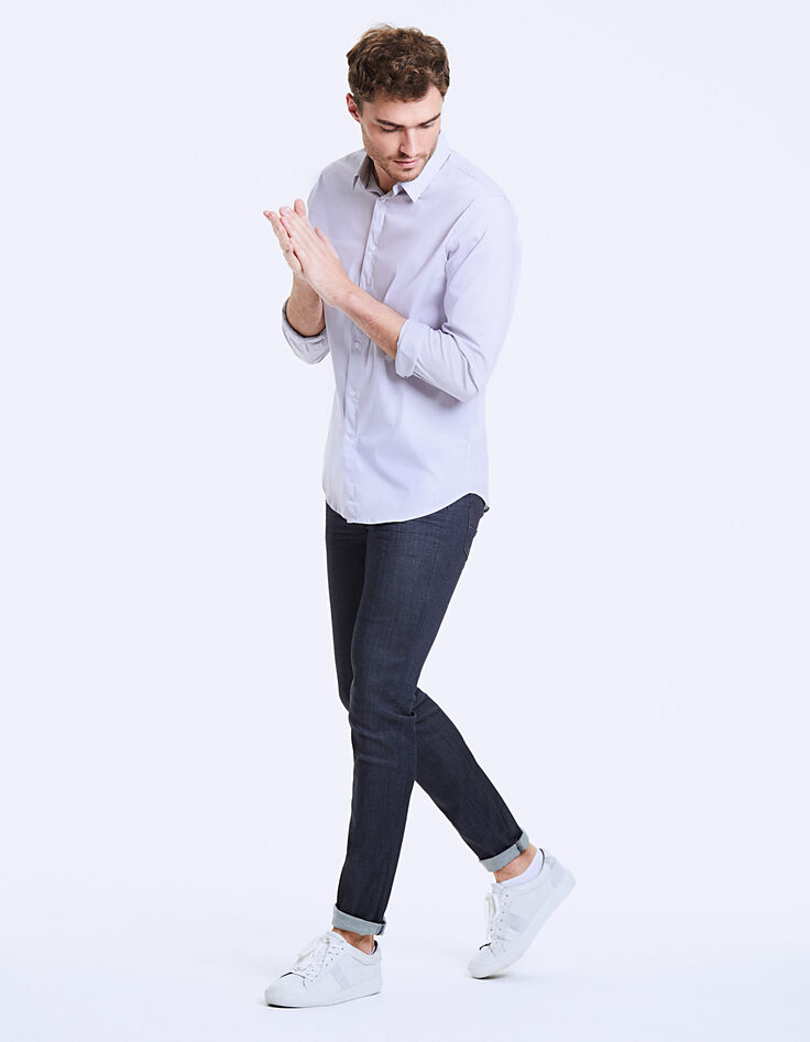Camisa slim rayas finas shadow Hombre-6 Camisa slim rayas finas shadow Hombre-6