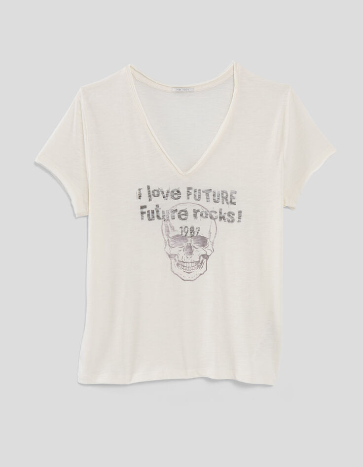 Camiseta blanca algod&oacute;n org&aacute;nico calavera-5