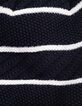 Bonnet marine tricot fourré rayures garçon-5