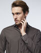 Camisa SLIM dark caqui estampado tigres all over Hombre-4