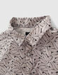 Camisa negra diseño hojas niño-3