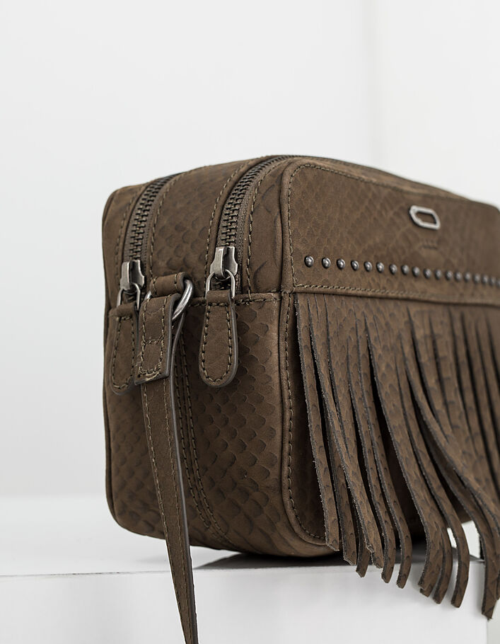 Sac Pochette Cuir Sac Messenger Ikks Sac Bandoulière Ikks Sac Vert