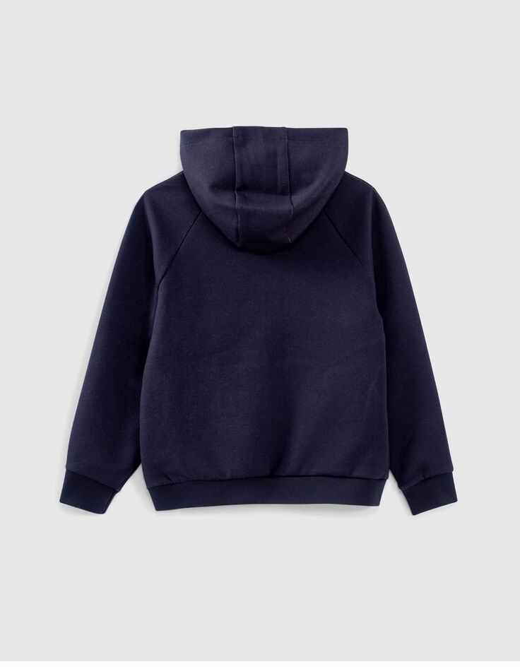 Cardigan navy avec all over int&eacute;rieur gar&ccedil;on -4